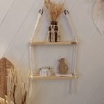 double étagère en macramé