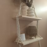 double étagère en macramé