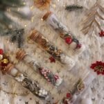fiole décorative noel